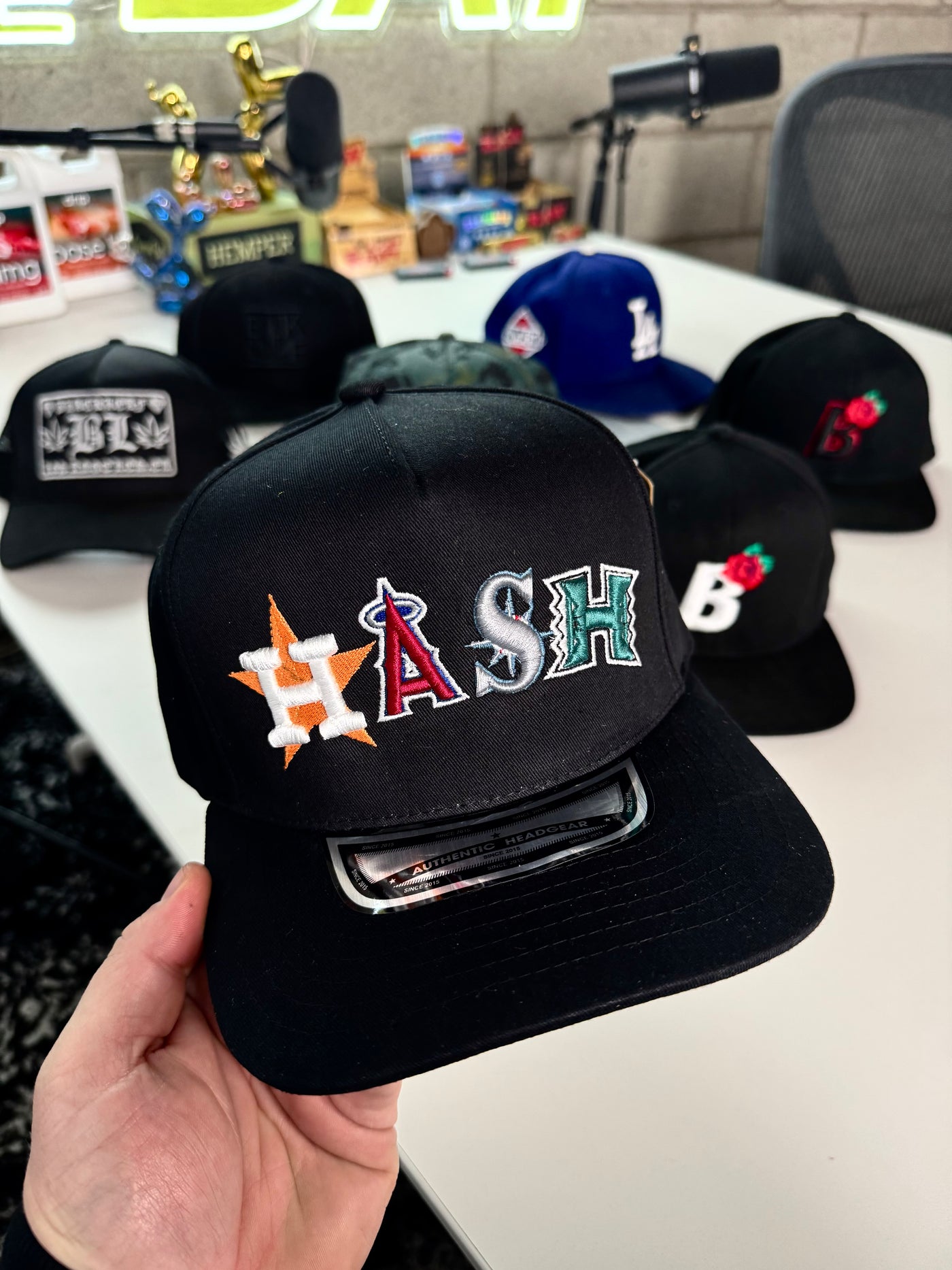 6 Star Hash Snapback Hat